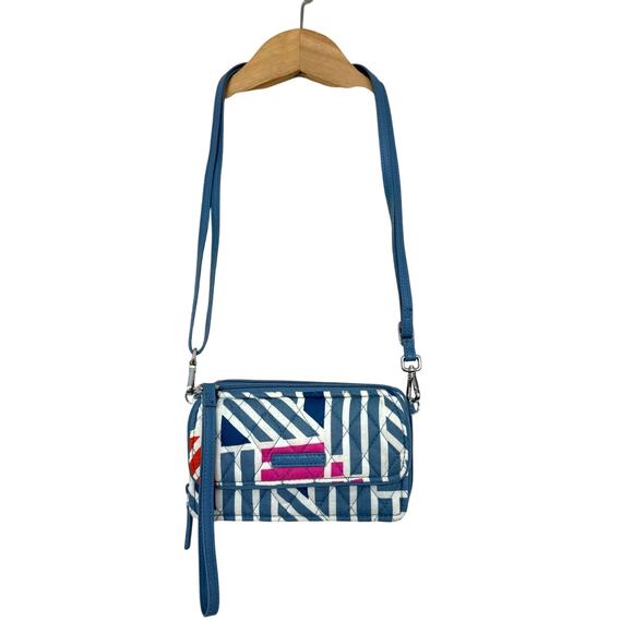 Vera Bradley Handbags - VERA BRADLEY rfid wallet on chain crossbody wallet mini purse bag